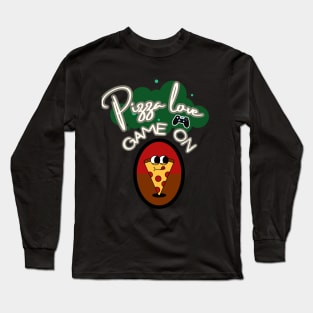 Pizza Love Game On Long Sleeve T-Shirt